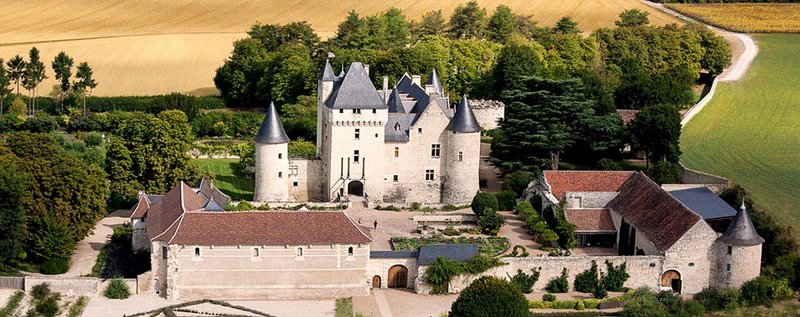 Rivau Castel bij Chinon in de Loire vallei