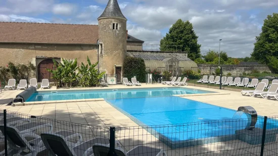 camping avec piscine chauffée aquascope
